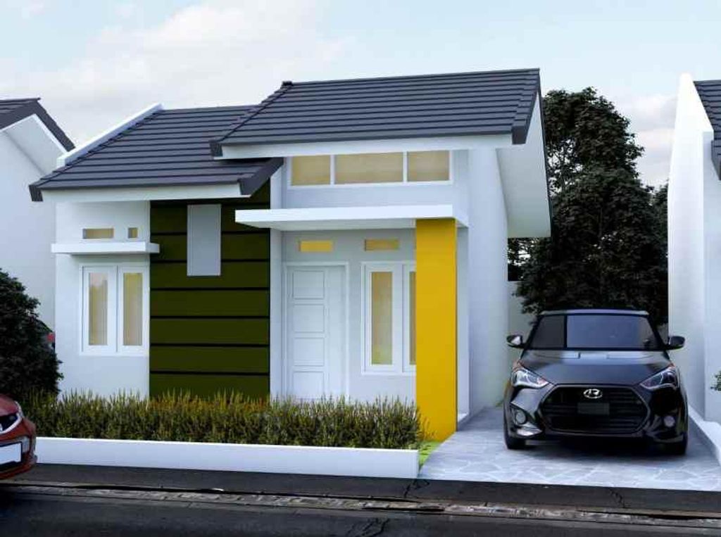 foto tampak rumah tipe 36 perumahan ARSENAL RESIDENCE