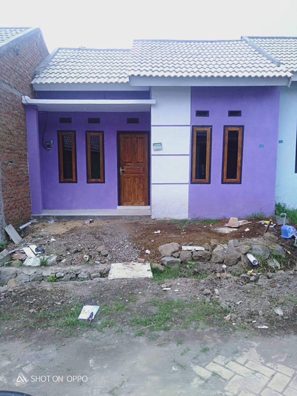 foto tampak rumah tipe 36/72M/ 162.000.000 perumahan Pengantigan Residence