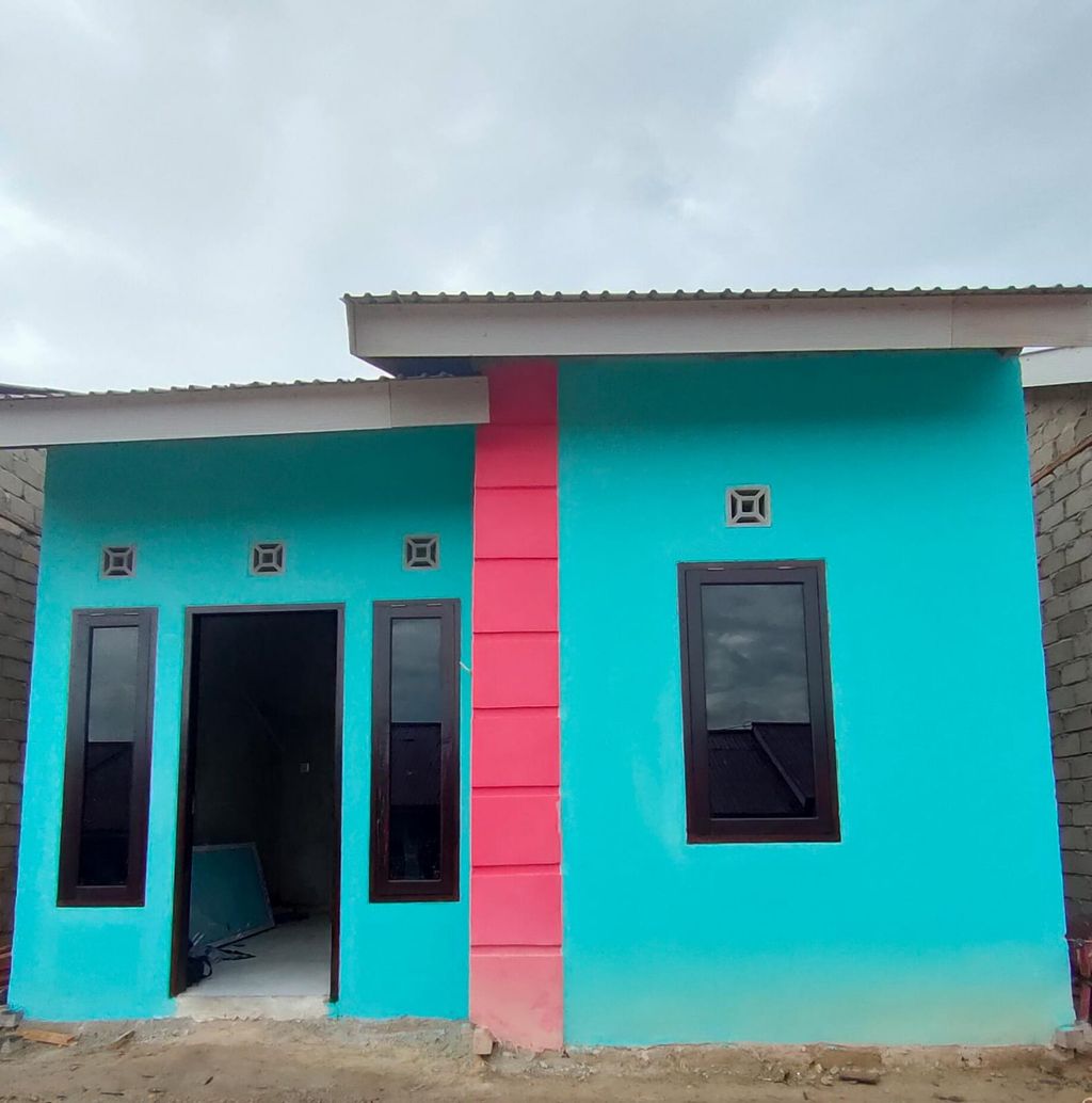 foto tampak rumah tipe 30 perumahan Pondok Bukit Lestari 2