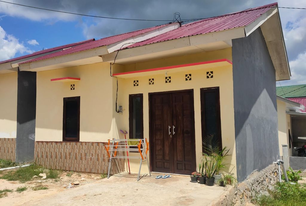 foto tampak rumah tipe 36 perumahan Pondok Bukit Lestari 2
