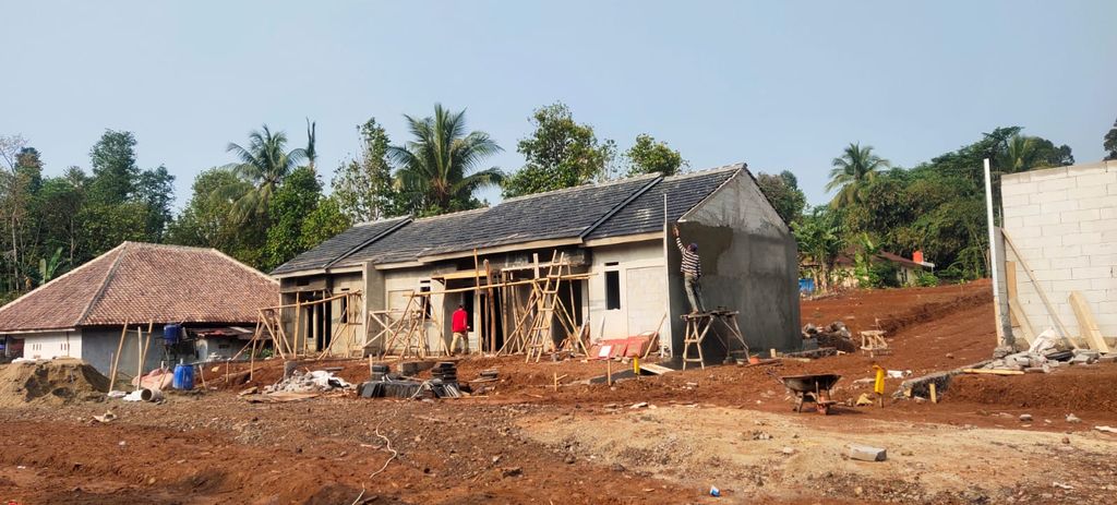 foto tampak rumah tipe Mawar perumahan GRIYA SABI INDAH