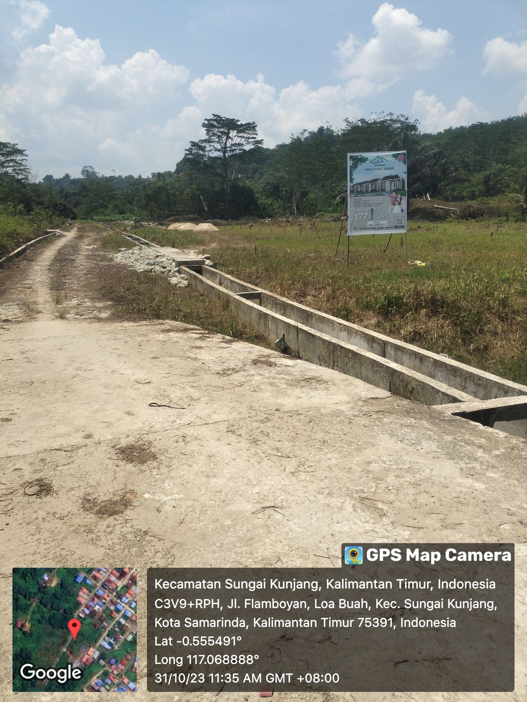 foto gerbang perumahan Syahila Residence Samarinda