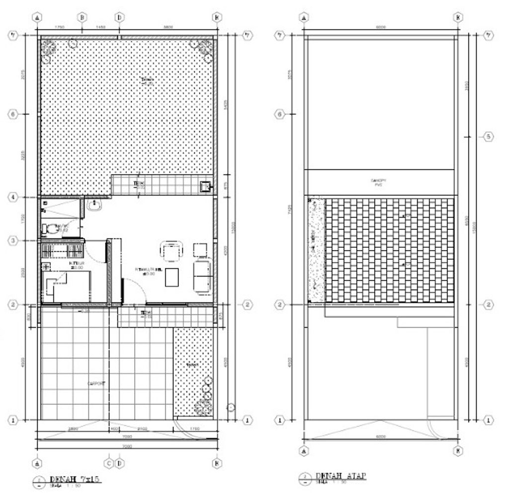 foto denah rumah tipe LAVENDER perumahan Magnolia Residence