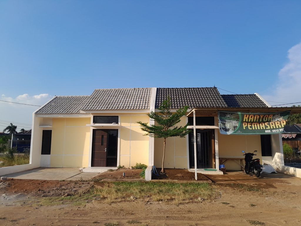 foto tampak rumah tipe Subsidi perumahan PUSPAMAYA RESIDENCE