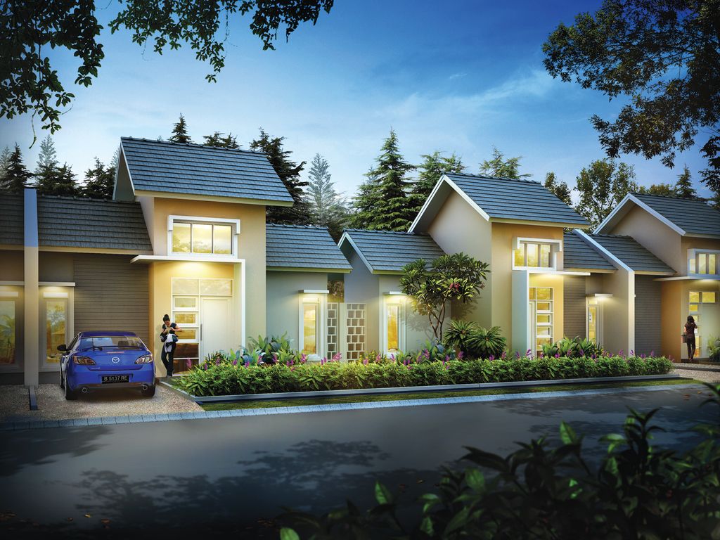 foto tampak rumah tipe LANTANTA 5 perumahan CitraIndah City
