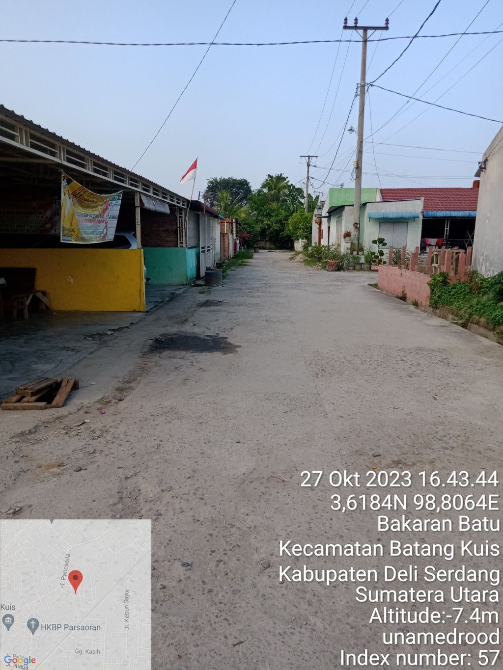 foto posisi tengah perumahan GRAHA BATANG KUIS