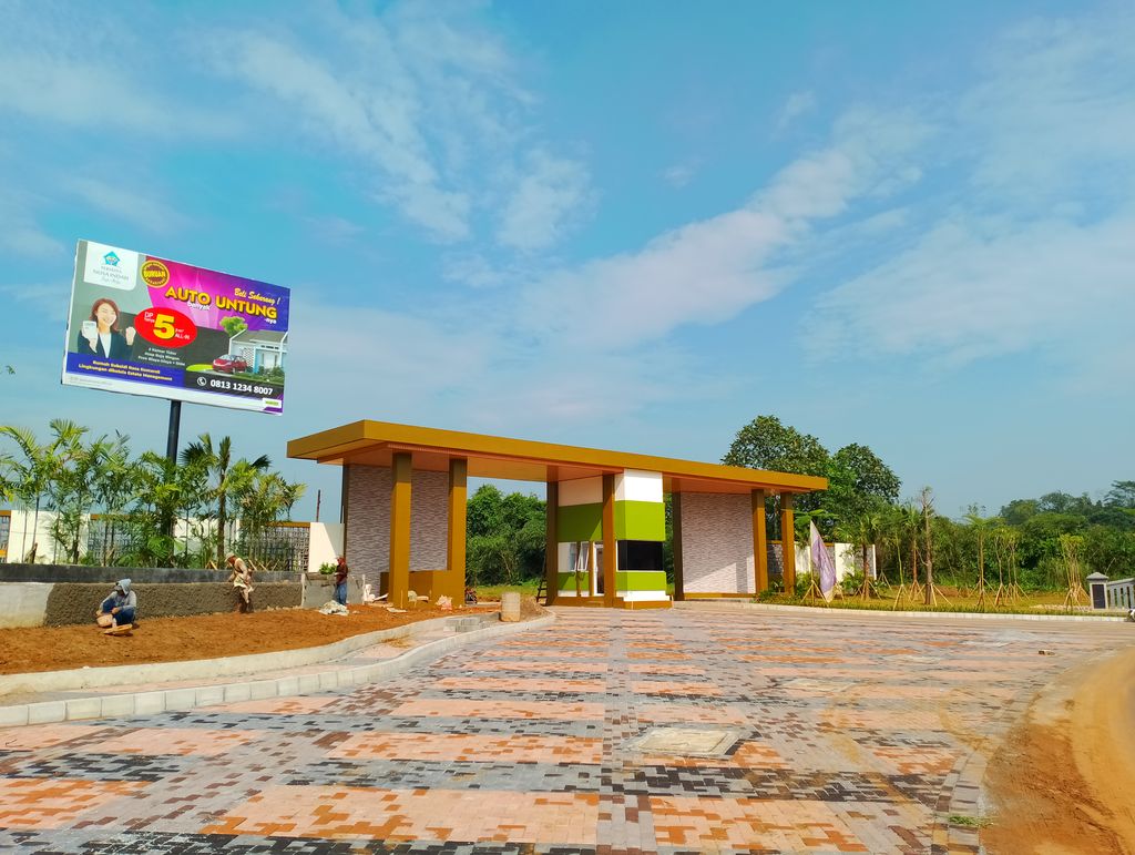 foto gerbang perumahan PERMATA NUSA INDAH JAYAMULYA TAHAP II