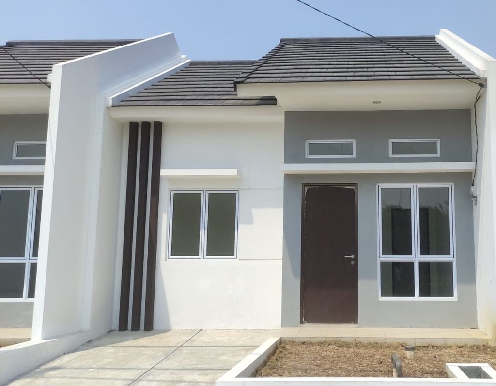 foto tampak rumah tipe B Blok I 20 perumahan Graha Mirai