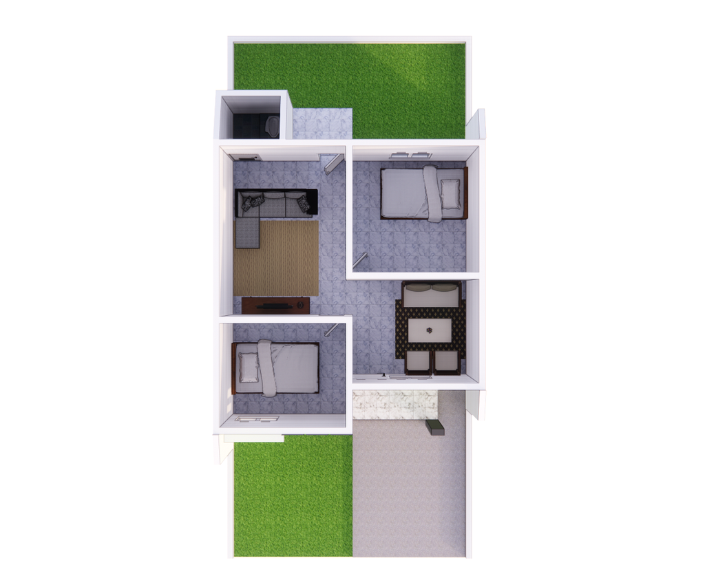 foto denah rumah tipe SUBSIDI PREMIUM perumahan New Mandala Regency