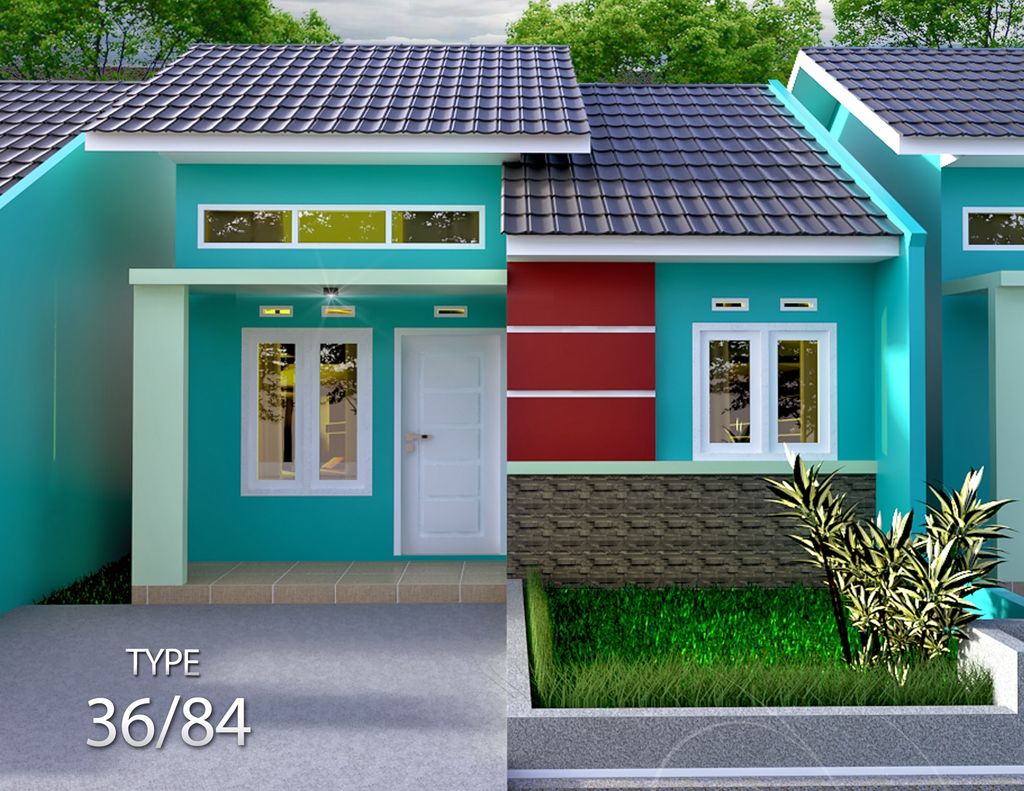 foto tampak rumah tipe 36 perumahan VILLA CAHAYA 5
