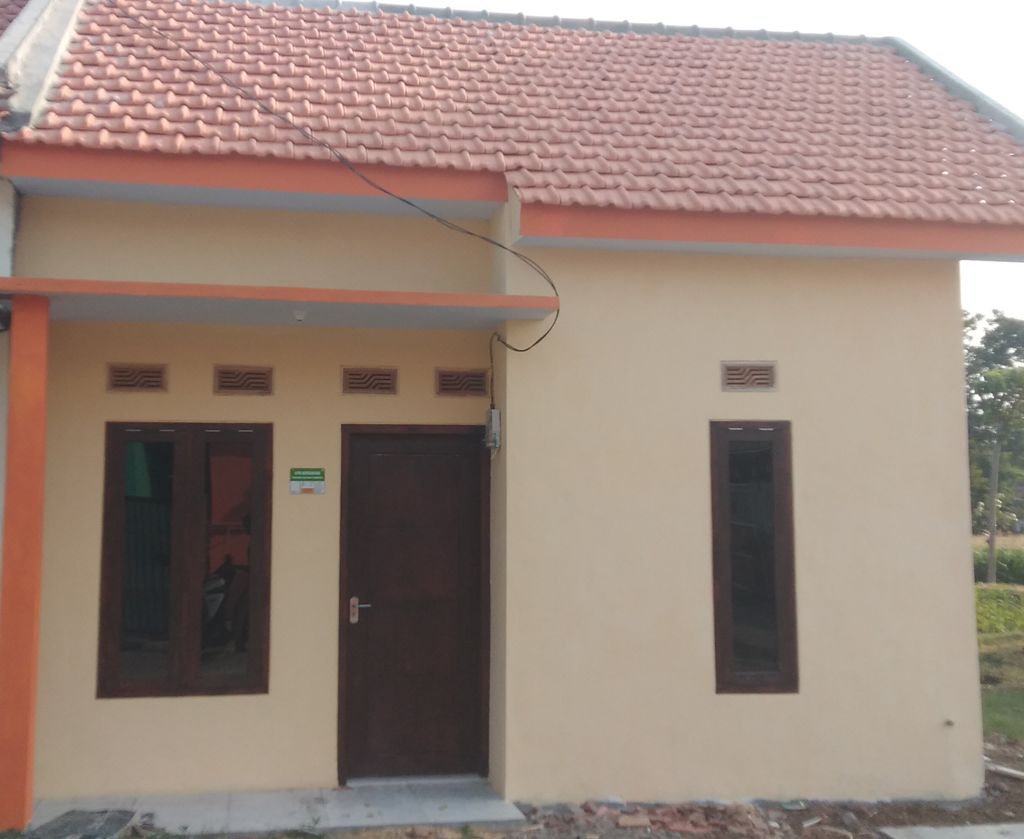 foto tampak rumah tipe 36 perumahan BENGAWAN INDAH