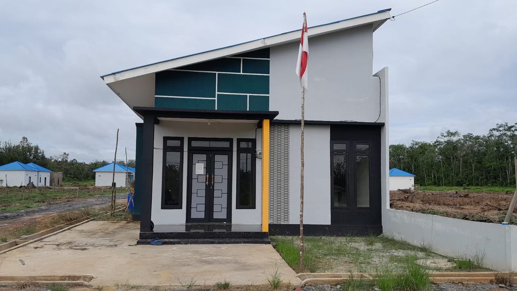 foto tampak rumah tipe 45 perumahan MITRA ALI RESIDENCE