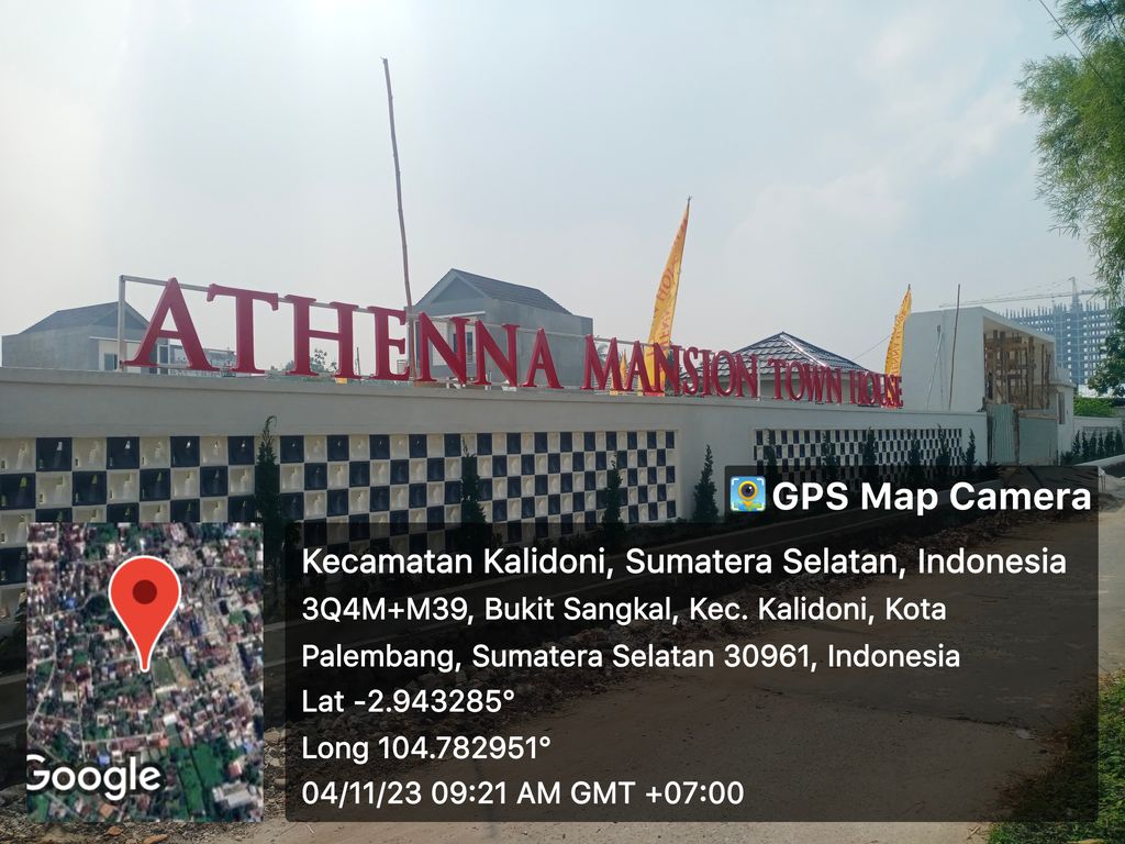 foto gerbang perumahan ATHENA MANSION TOWNHOUSE