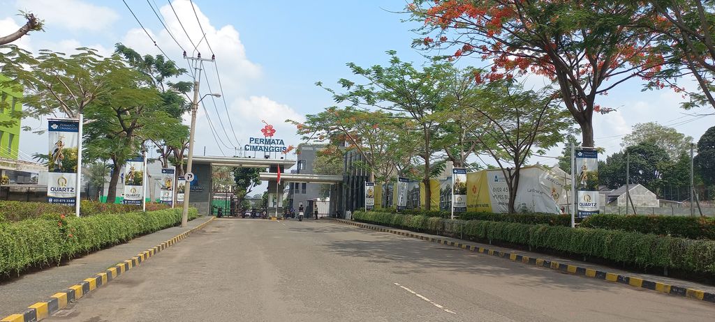 foto gerbang perumahan PERUMAHAN PERMATA CIMANGGIS THP 2