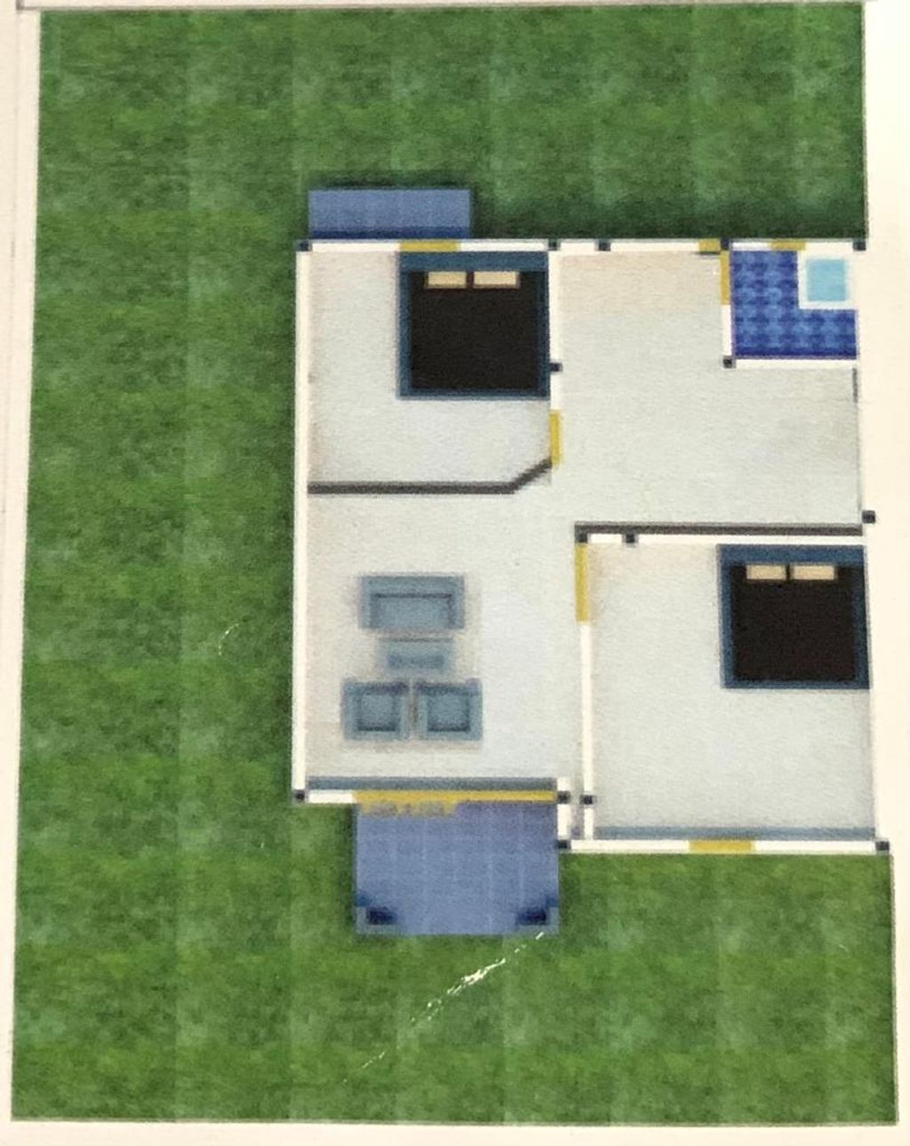 foto denah rumah tipe 36 perumahan Al Akbar Residences