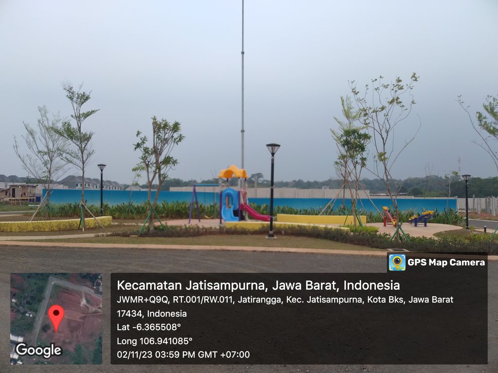foto posisi tengah perumahan CITRAGRAND CIBUBUR CBD/CITRAGRAND 2 ( CLUSTER BRUNNERA tahap 1)