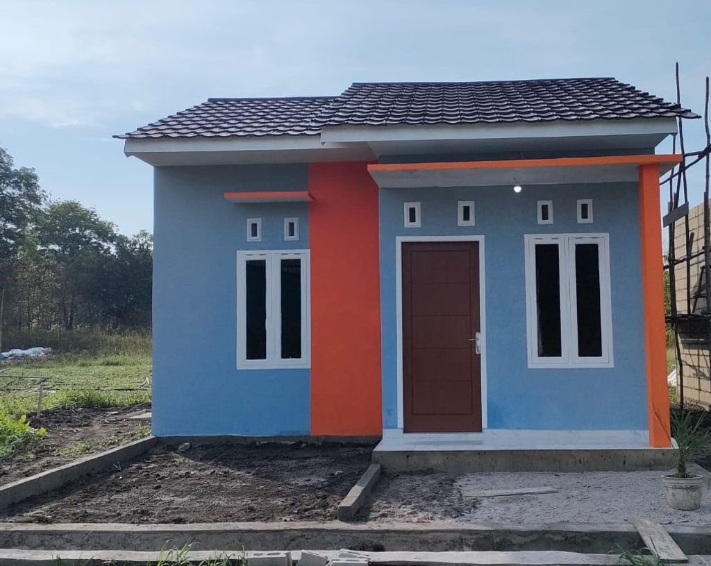 foto tampak rumah tipe 36/112 perumahan Mualim Jaya Asri