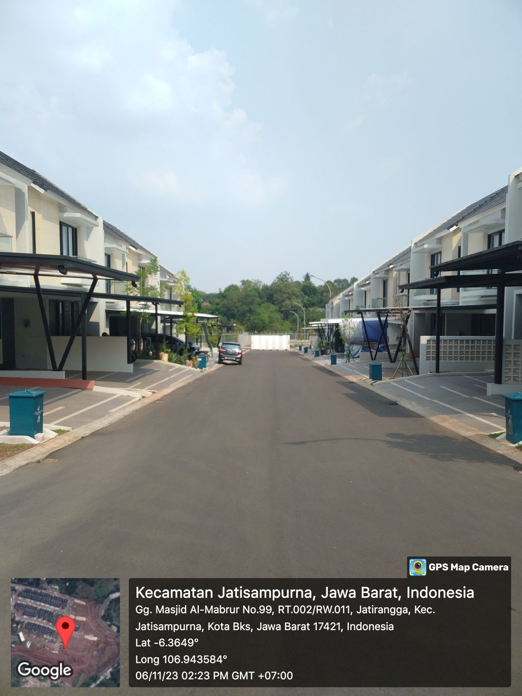foto posisi tengah perumahan CITRAGRAND CIBUBUR CBD/CITRAGRAND 2 ( CLUSTER CALATHEA tahap 3)