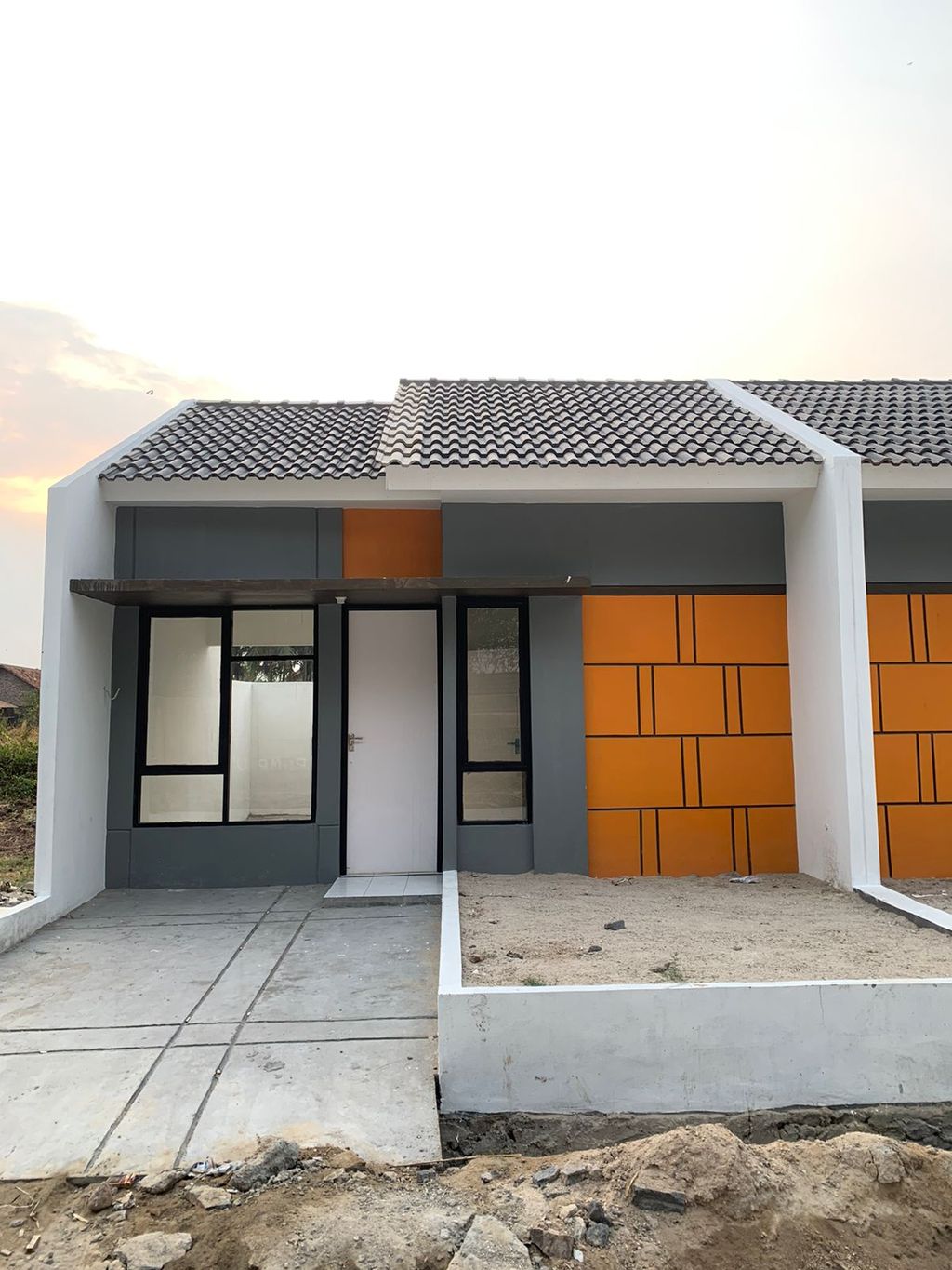 foto tampak rumah tipe 28/60 perumahan Bukit Mas Residence Tahap 2