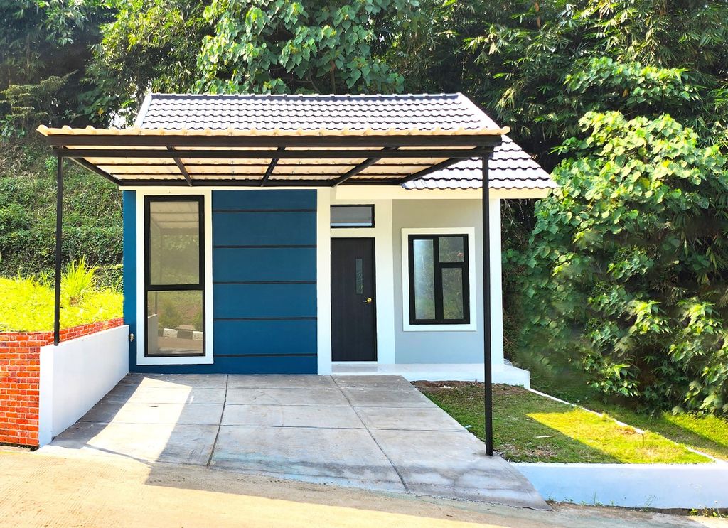 foto tampak rumah tipe Neo Estuary perumahan SUNRISE RIVER EXT 1