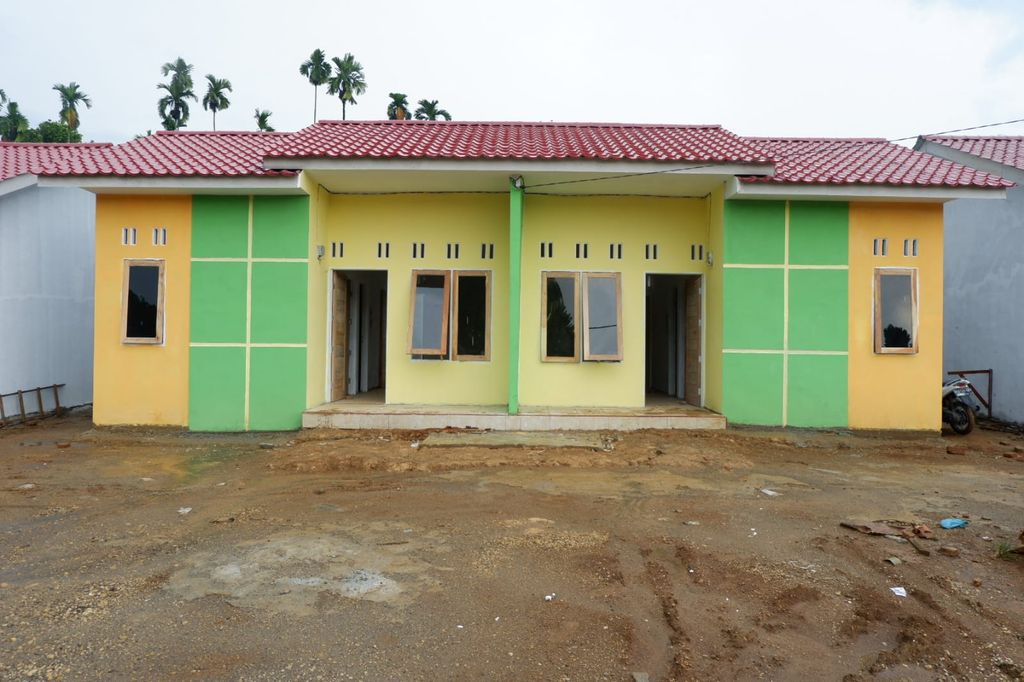foto tampak rumah tipe 36/91 perumahan Duta Mutiara Residence