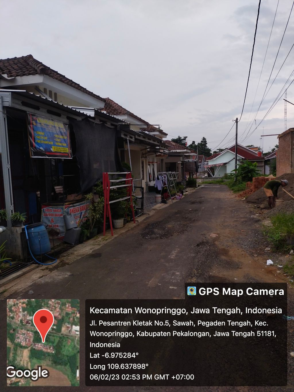 foto posisi tengah perumahan GRAHA NAYA PEGADEN TAHAP 3