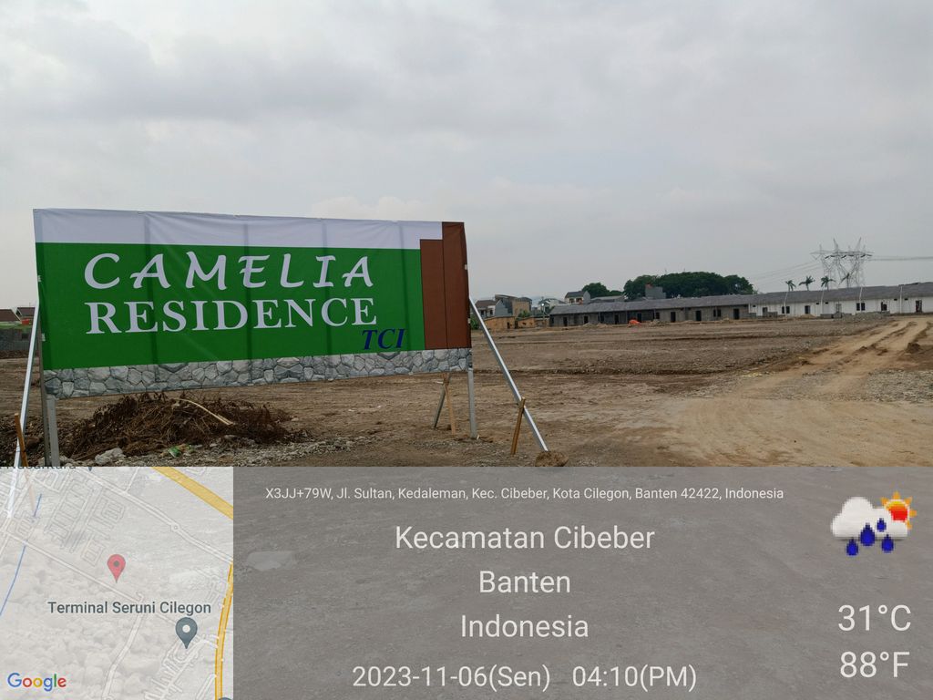 foto gerbang perumahan CAMELIA RESIDENCE