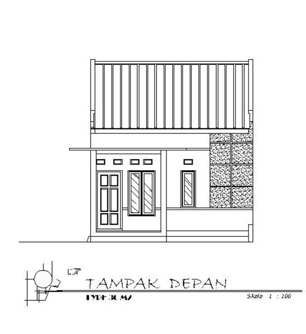 foto tampak rumah tipe 36 perumahan KITA SEHATI