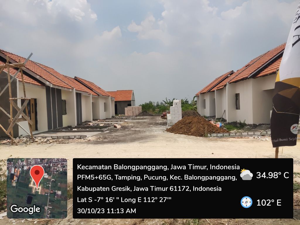 foto posisi tengah perumahan Permata Indah Permai