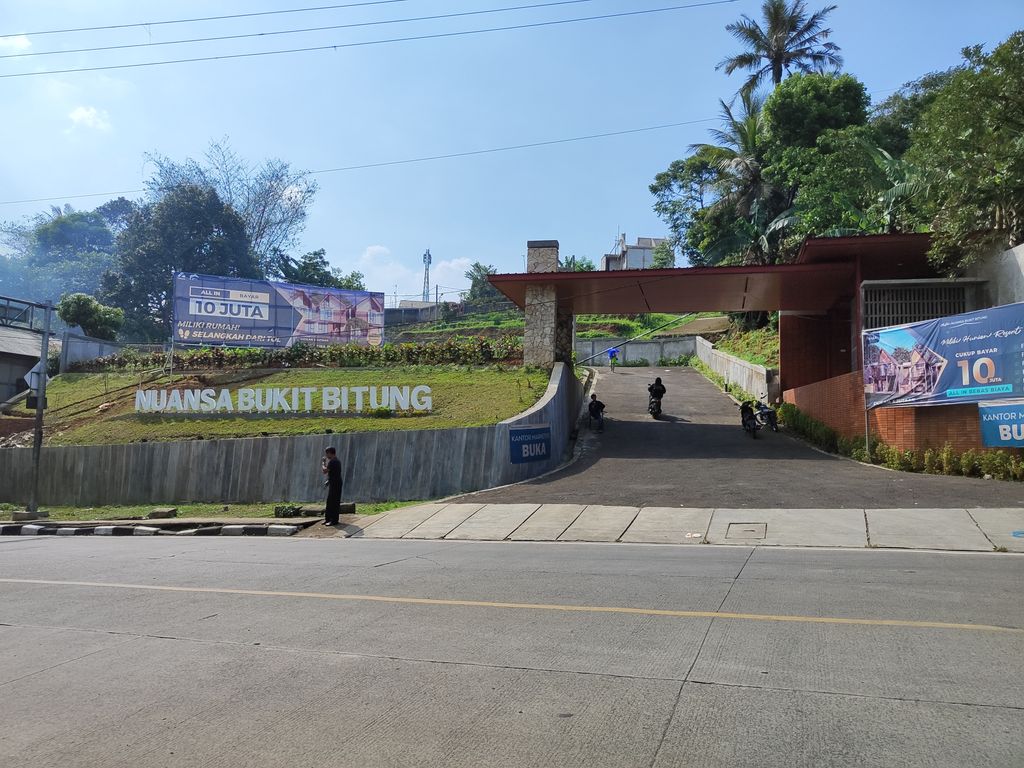 foto gerbang perumahan NUANSA BUKIT BITUNG