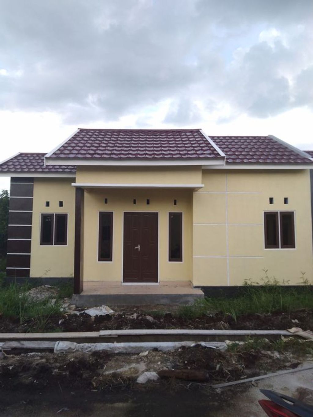 foto tampak rumah tipe 36 SUBSIDI (2023) perumahan Bumi Asri Lestari