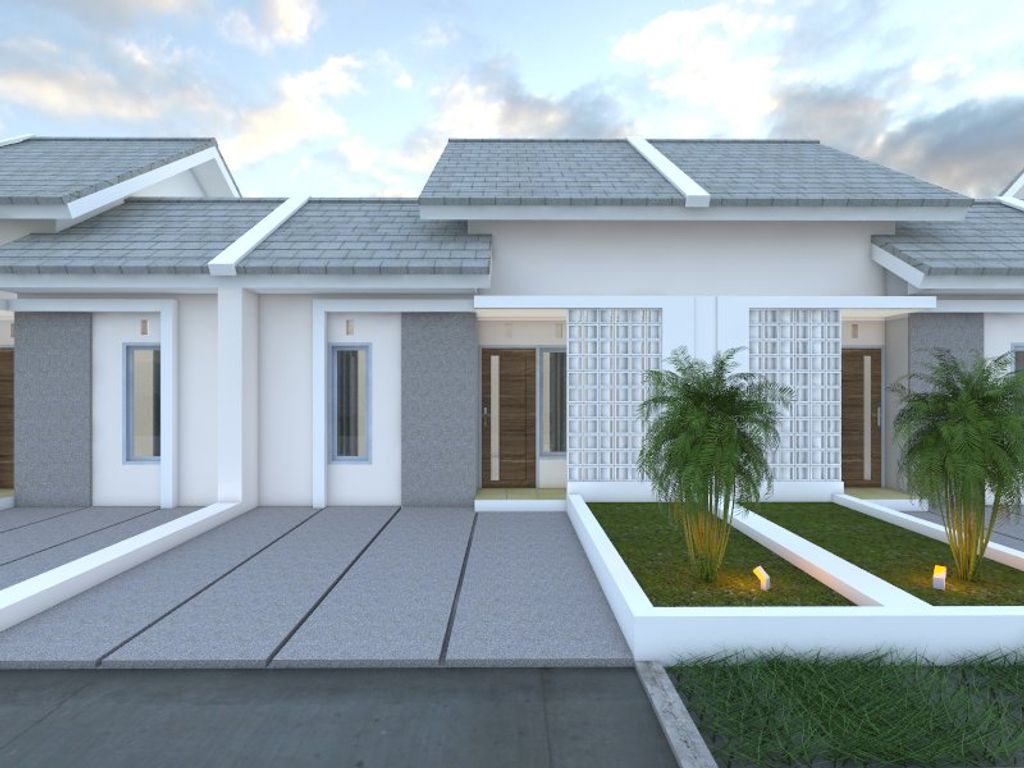 foto tampak rumah tipe 36/72 perumahan Rowind Land