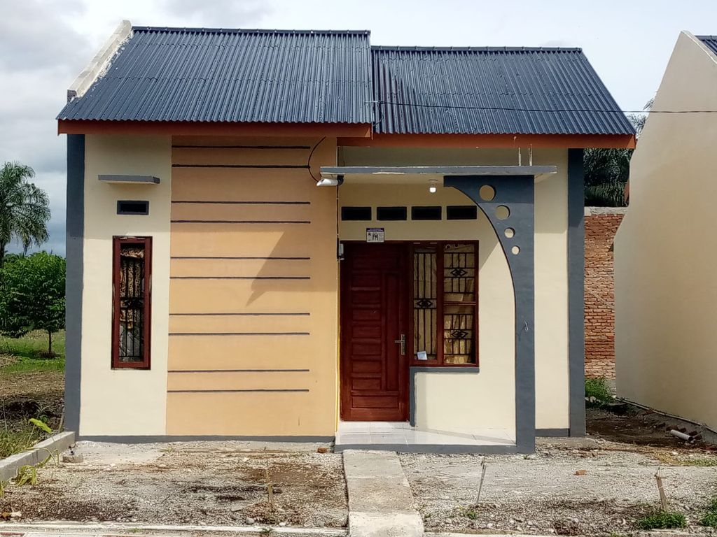 foto tampak rumah tipe 36 perumahan 32 ALCINDI RESIDENCE