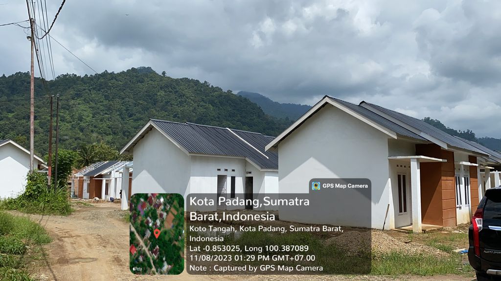 foto posisi tengah perumahan NAMRA GREEN VILLAGE 2