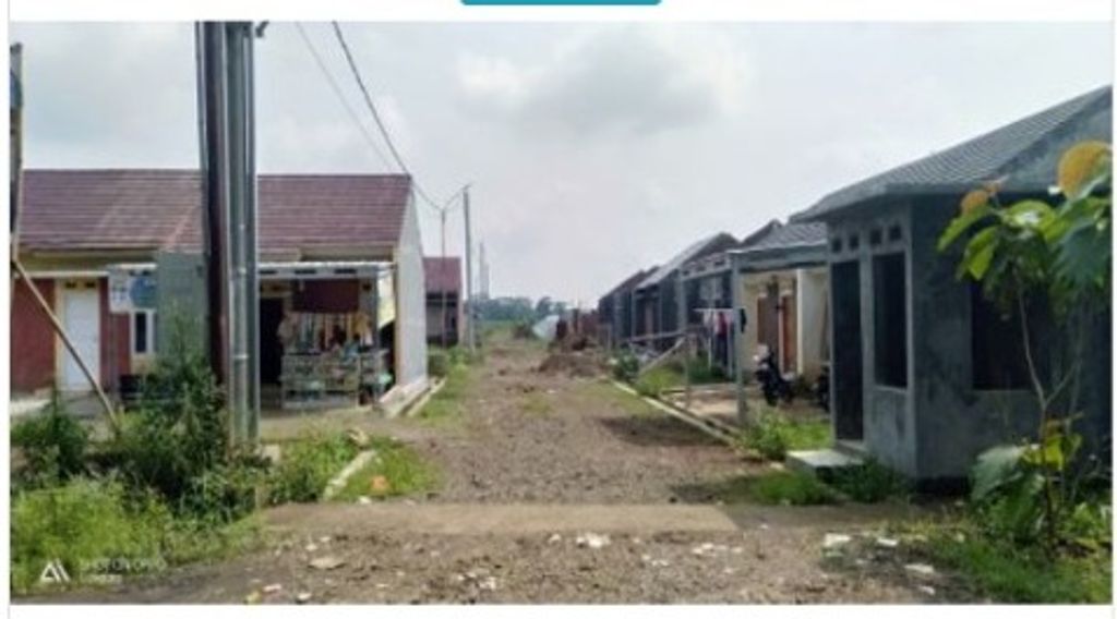 foto denah rumah tipe subsidi perumahan Bumi Cikandang Asri