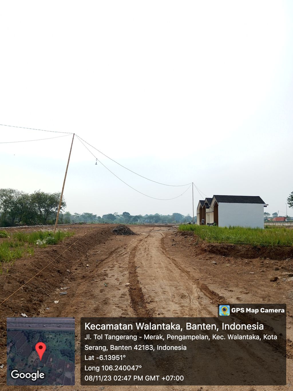 foto posisi tengah perumahan PONDOK PENGAMPELAN INDAH
