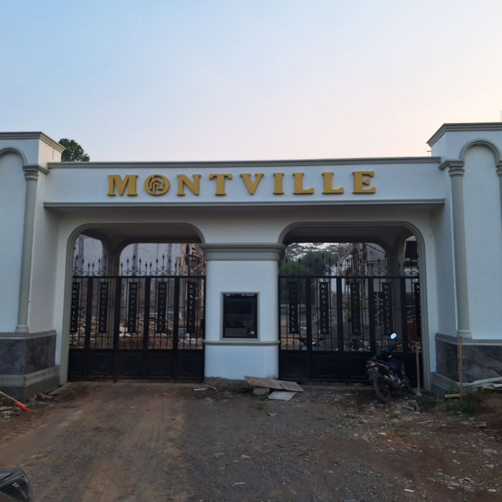 foto gerbang perumahan MONTVILLE RESIDENCE