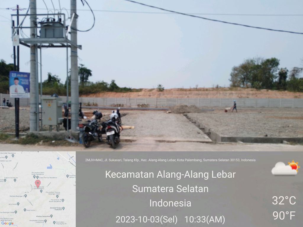 foto gerbang perumahan Cluster Clay