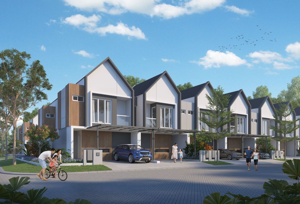 foto tampak rumah tipe 60 GREVILLEA perumahan VILA BOGOR INDAH 6 EXT