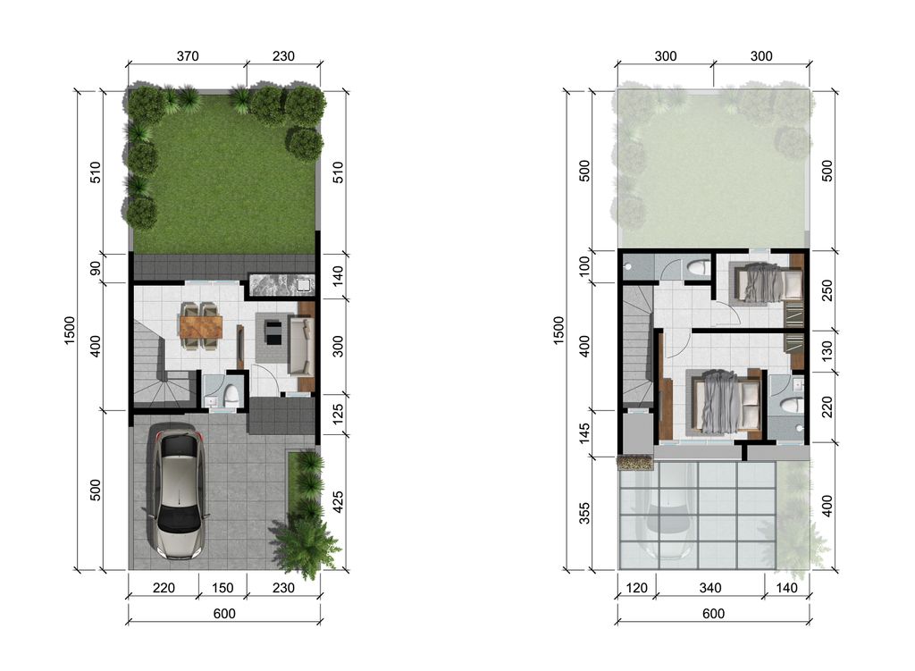 foto tampak rumah tipe 60 GLOXINIA perumahan VILA BOGOR INDAH 6 EXT