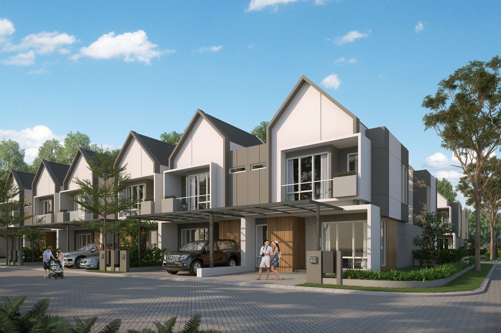 foto tampak rumah tipe 70 GLADIOLUS perumahan VILA BOGOR INDAH 6 EXT