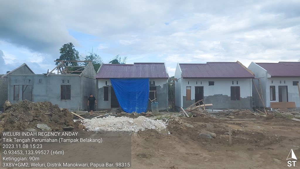 foto posisi tengah perumahan WELURI INDAH REGENCY ANDAY