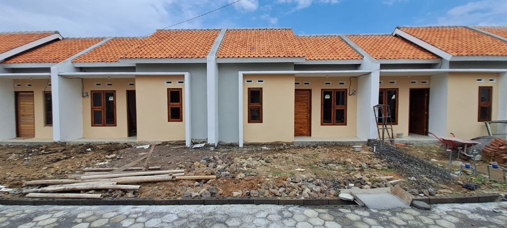 foto tampak rumah tipe 30 perumahan GRAHA ASRI SIJERUK
