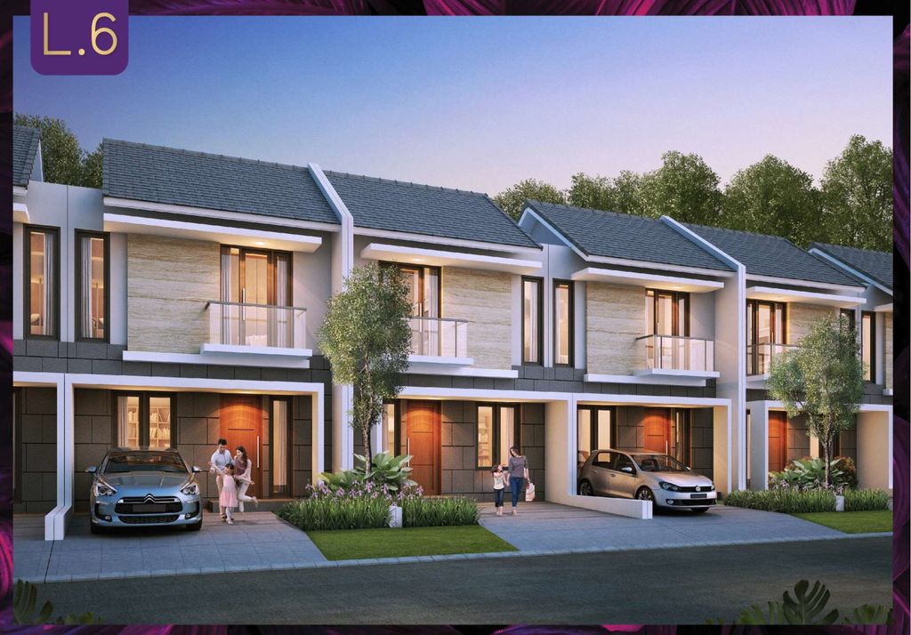 foto tampak rumah tipe C-72-90-T perumahan CITRAGRAND CIBUBUR CBD/CITRAGRAND 2 ( CLUSTER CALATHEA tahap 3)