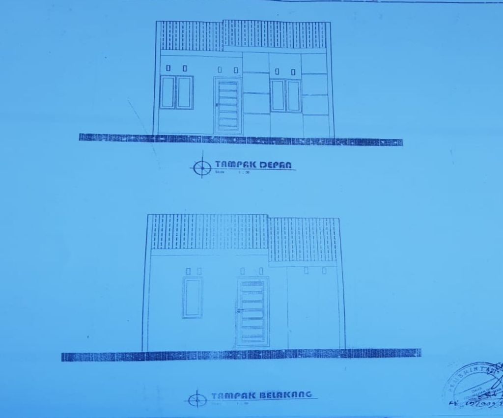 foto tampak rumah tipe 36 perumahan ERWINDO RESIDENCE I