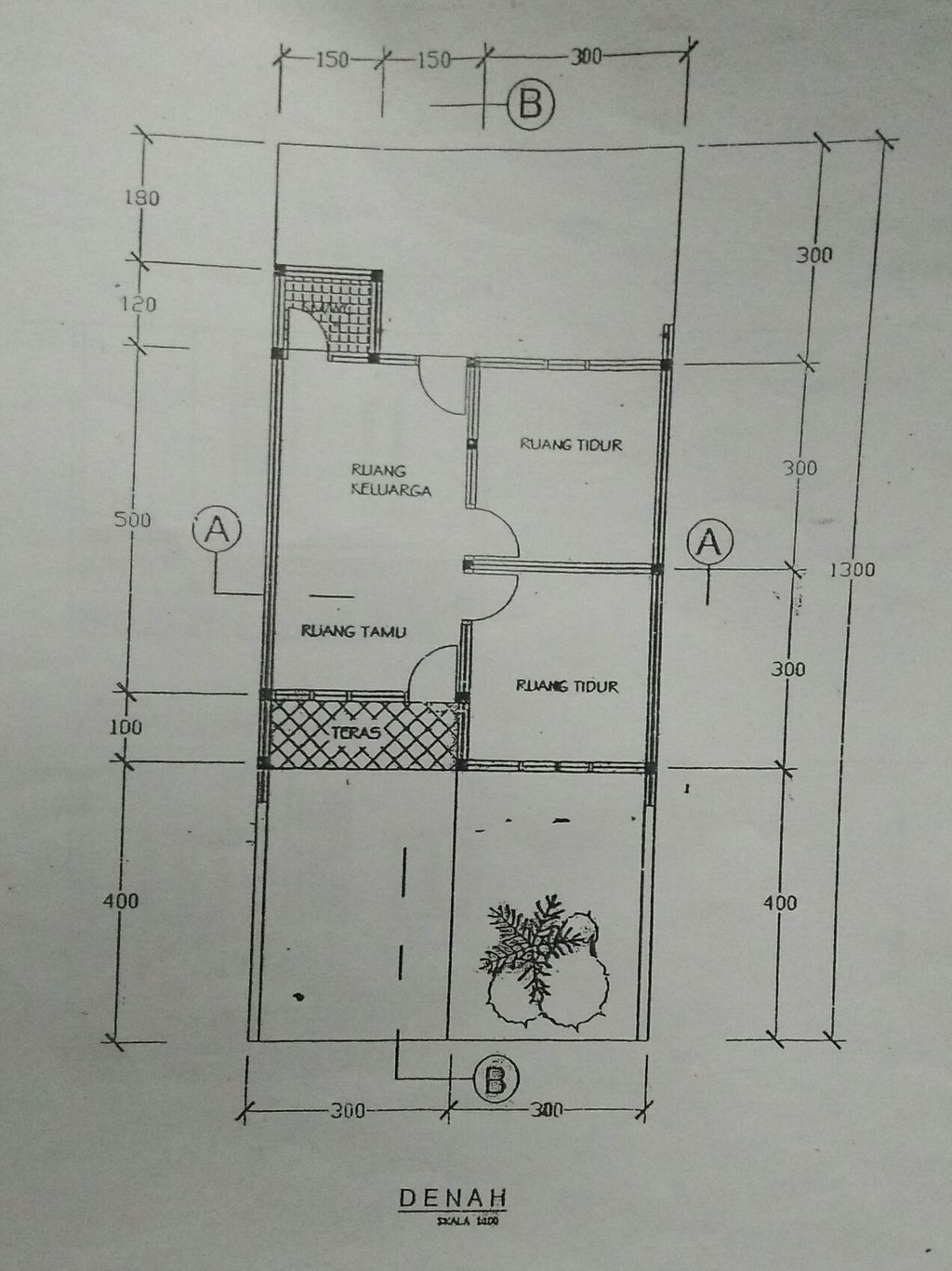 foto denah rumah tipe 36 perumahan ERWINDO RESIDENCE I