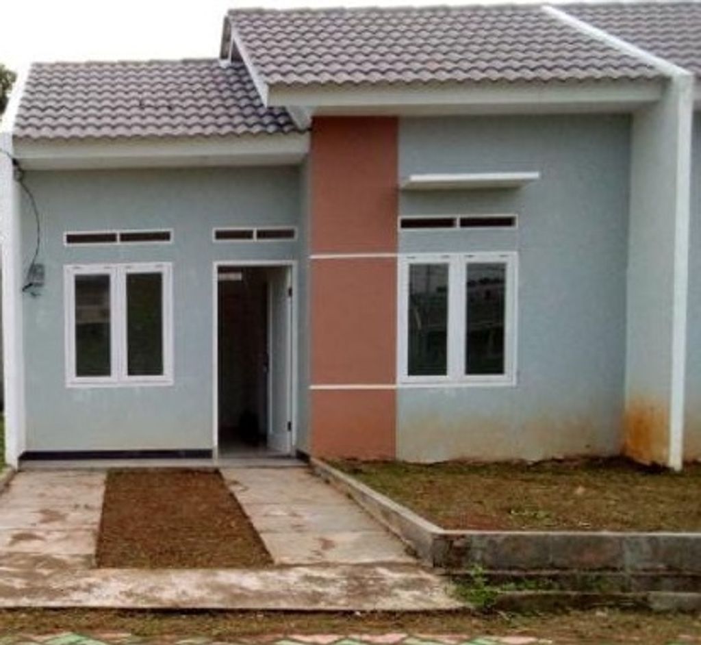 foto tampak rumah tipe 29/110 perumahan CISAIT PURI PRATAMA