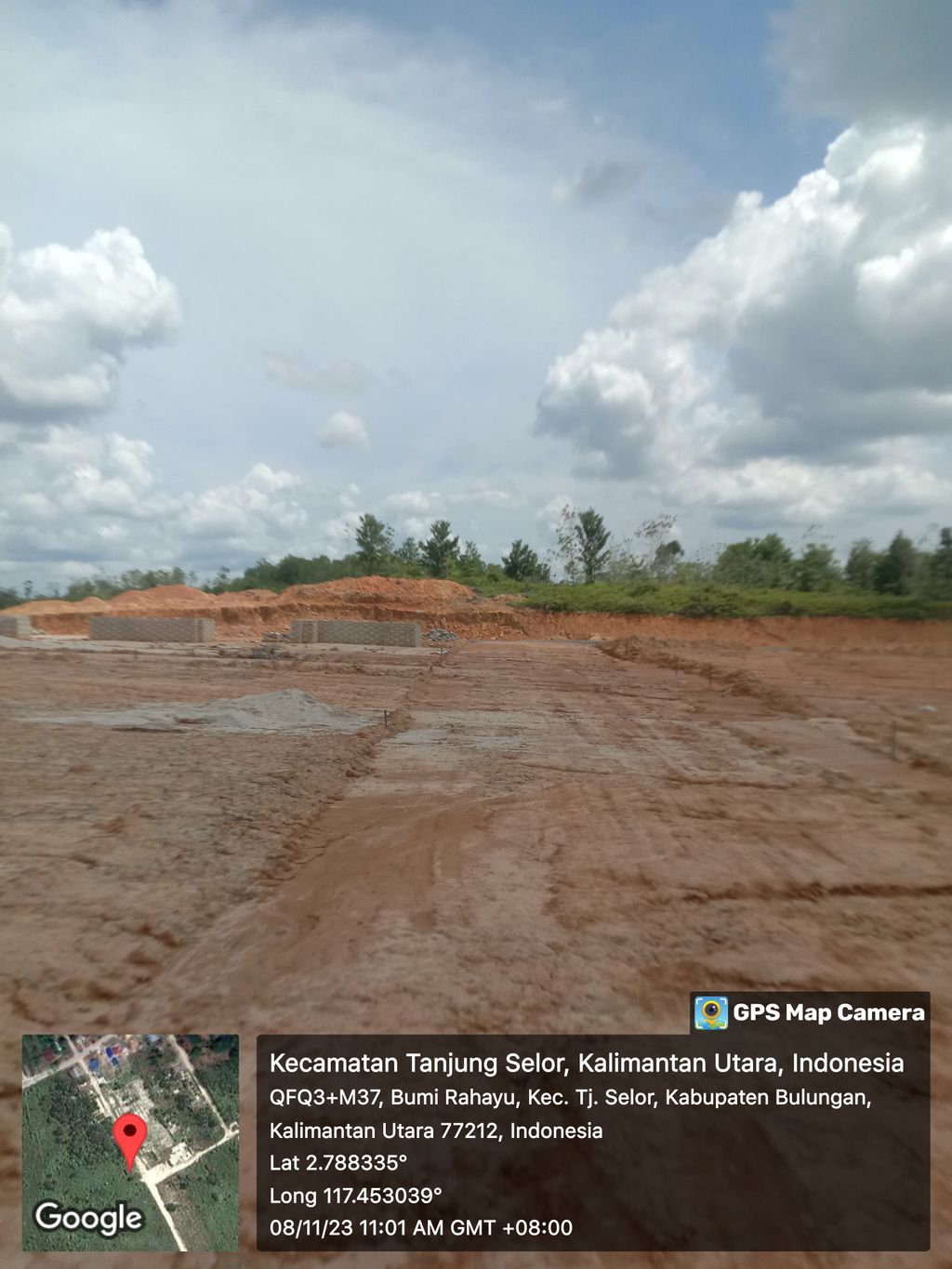 foto posisi tengah perumahan BUMI RAHAYU RESIDENCE