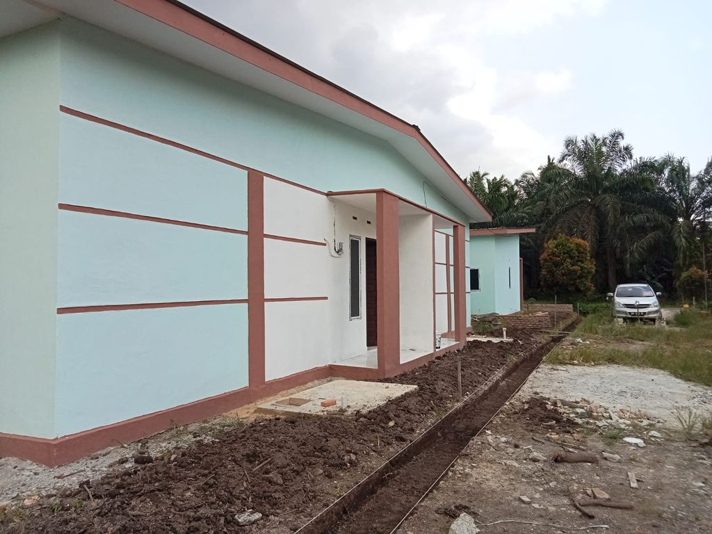 foto tampak rumah tipe 36/96 perumahan Lestari Indah