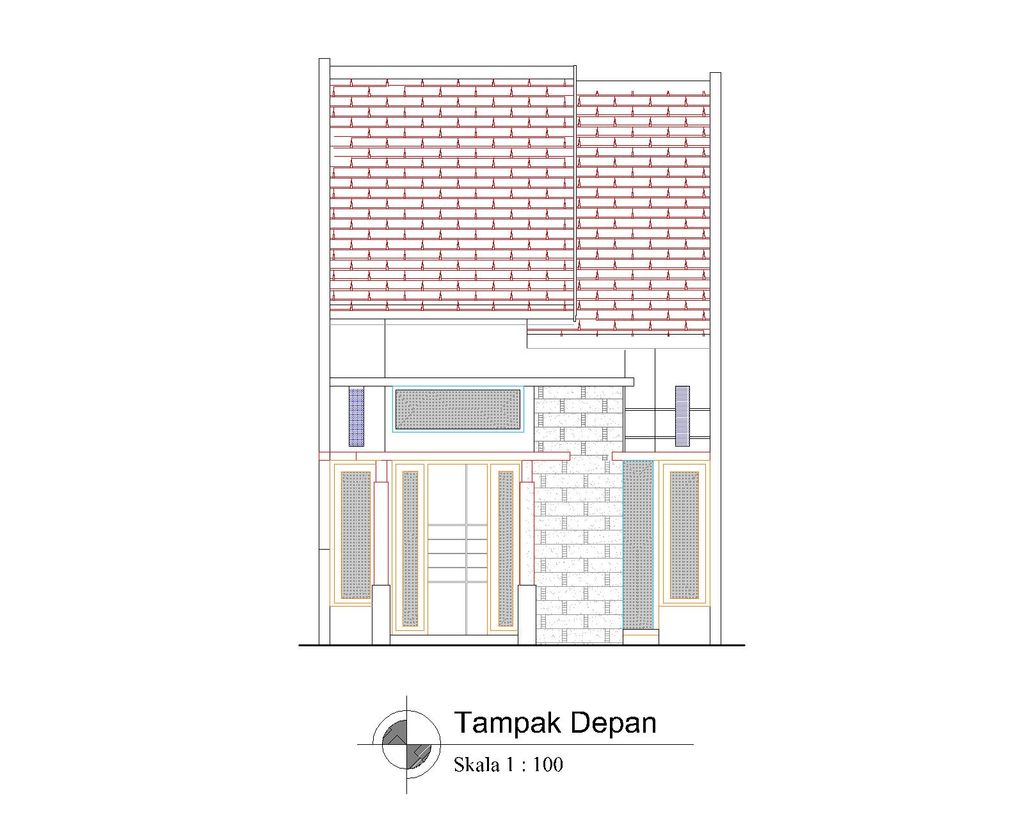 foto tampak rumah tipe T-45 A perumahan BULAN TERANG UTAMA DAN KAWASAN NEW CITY MALANG